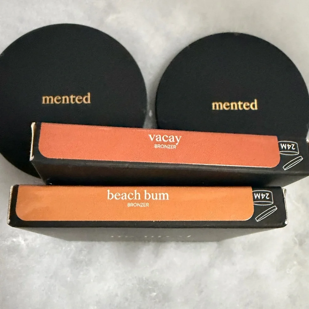 Set of 2 Mented Cosmetics Bronzers 🌞 Shades: BEACH BUM & VACAY